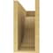 Ekena Millwork 6"W x 18"D x 12"H Classic Van Buren Rough Cedar Woodgrain TimberThane Corbel, Primed Tan CORUR06X18X12VANRCPR - alternate 3